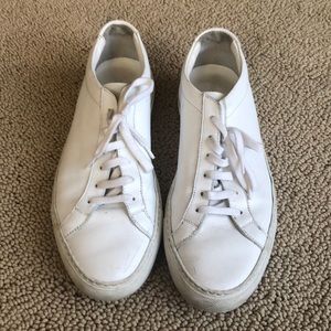 Woman by Common Projects white tennis shoes